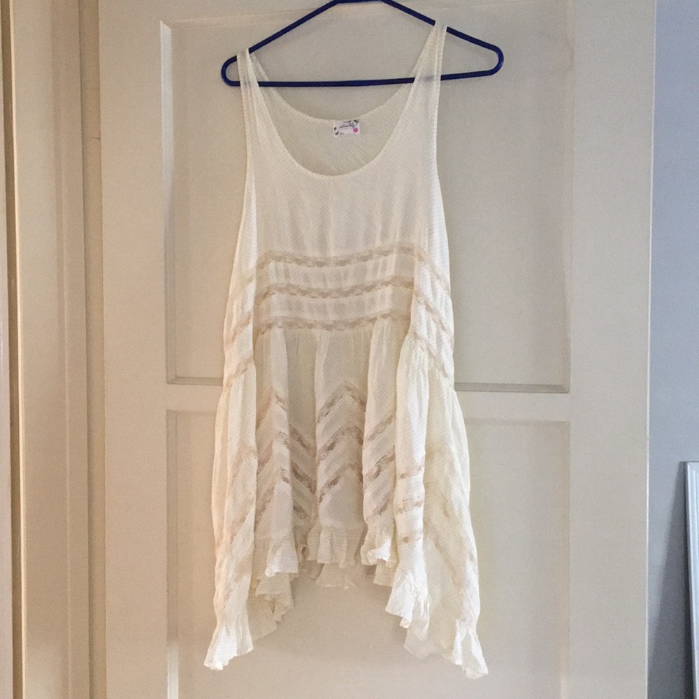 Free people beach cover up!